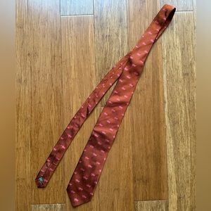 Holland & Holland Wild Boar Rust Silk Tie